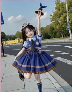 Judy ジュディ・ホップス 警察服 ズートピア こどもの日 ドレス