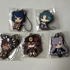 未使用　原神 カプセルラバーストラップ　5個セット