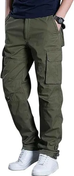 Yitalight　カーゴパンツ　Army green 3XLサイズ