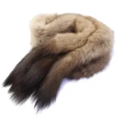 美品 フォクシー ロシアンセーブル ファーストール ティペット マフラー