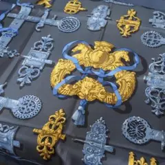 正規品 エルメス スカーフ カレ90 FERRONNERIE 鉄細工 シルク