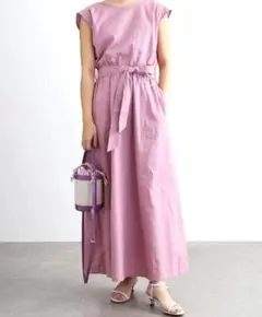 本日限定【半額】LaTotalite 綿麻2wayワンピース