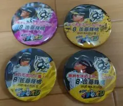 阪神タイガース　イチオシ缶バッジ　佐藤輝明選手