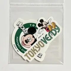 【処分 値引不可】 東京ヴェルディ ミッキーデザイン ステッカー ①