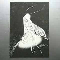 松本零士　銀河鉄道999 　メーテル／星野哲郎　シルクスクリーン　版画 松本零士 銀河鉄道999 メーテル／星野哲郎 シルクスクリーン版画