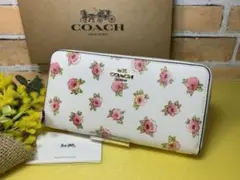 COACH コーチ 長財布 花柄