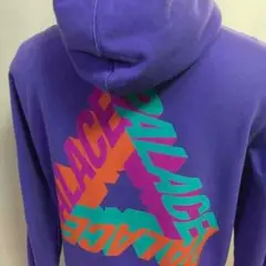 パレススケートボード P-3D HOOD パーカー フーディ◆パープル Sサイズ