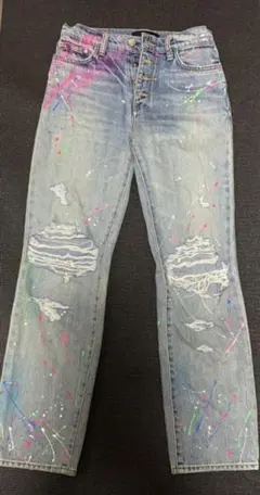 amiri 26インチ ダメージジーンズ
