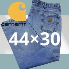 【訳あり】Carhartt 大きいサイズ ライトブルーデニムパンツ 44×30