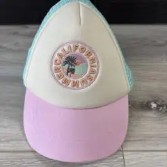 ZARA baby ミントグリーン ピンク メッシュキャップ