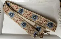 インド刺繍リボン ショルダーストラップ