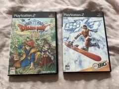 PS2 ソフト　ドラクエXIII SSX3 2点セット