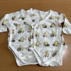 プーさんロンパースセット 60cm２枚セット