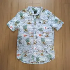 RVCA アロハシャツ 風景柄 半袖