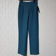 新品タグ付き☆テーパードパンツ ターコイズカラー サイズM