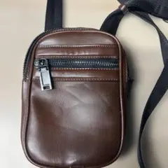 ZARA ブラウン ボディバッグ