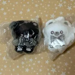 うるるんゴシック&ロリータベア　ノワール　ブラン　2点セット　ガチャ