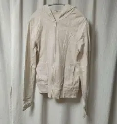 UNIQLO ベージュ フルジップフーディ M