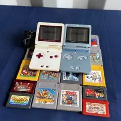 豪華セット!2台 Nintendo ゲームボーイアドバンスSP ファミコンカラー
