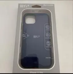 スマホケース　ネイビー　iPhone 11 pro対応