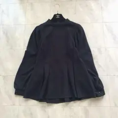 2024年♡美品♡ルネ ペプラム ブラウス ボリュームスリーブ ネイビー 38
