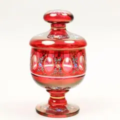 ボヘミアングラス　花瓶　キャンディポット 61kAIrJuxAL._UF350,350_QL80_.jpg
