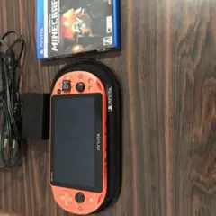 Vita ネオン・オレンジ+32gbメモリーカード+ソフト
