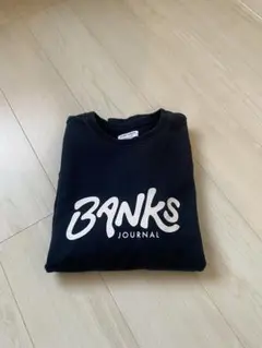 BANKS JOURNAL オーガニックコットン スウェット L