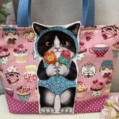 コヤンイサムチョン　ハンドメイド　ミニトートバッグ　ジョーズ　ランチバッグ　保冷