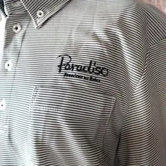 Paradiso ストライプ ポロシャツ