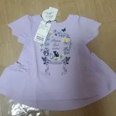 新品タグ付きANNA SUI mini フラワーリース柄Tシャツ 85～95cm