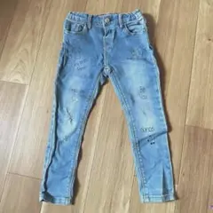 ZARABabyGirl刺繍デニムパンツ 104cm