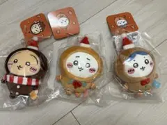 ちいかわ ジンジャーマン マスコット 3点セット ちいかわ ハチワレ うさぎ