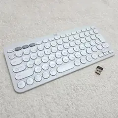 Pebble Keys 2 K380S ホワイト レシーバーあり 箱/電池なし