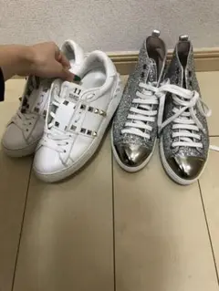 ヴァレンティノ ミュウミュウ スニーカー2足set