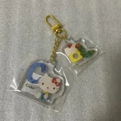 サンリオ はらぺこあおむし × ハローキティ ツイン アクリル キーホルダー