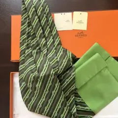 HERMES エルメス　シルクスカーフ　アスコットタイ　オウム柄 hermes11153.jpg