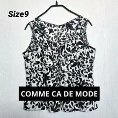 美品　COMME CA DE MODE ノースリーブブラウス