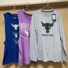 PROJECT ROCK ❌アンダーアーマー新品3点セット