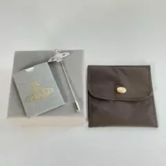 【美品】ヴィヴィアンウエストウッド ラペルピン オーブ シルバー クリスタル