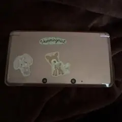 ニンテンドー3DS/2DS スキンシール ピンク ジャンク品