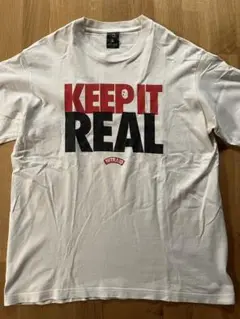 nitraid KEEP IT REAL Tシャツ L ホワイト
