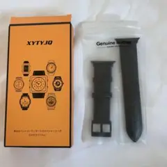 【未使用】Apple Watch対応 本革製 ブラック レザーバンド　41mm