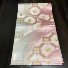 正絹☆金糸 亀甲 流水