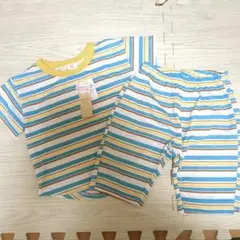 Cool Beans ストライプ柄パジャマ 100cm