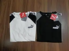 【最終値下】【未使用品(タグ付)】【2色2枚組】PUMAラグランTシャツセット