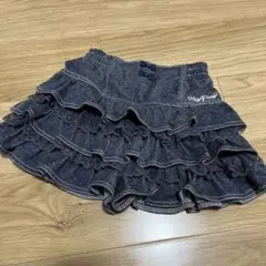 値下げ中メゾピアノ　レースフリルパンツ　130 美品
