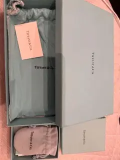 ティファニー　空箱　布巾着　2点セット