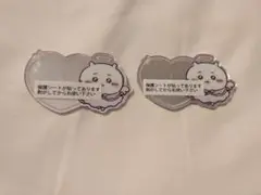 ちいかわ てんし♡あくま ミラーステッカー 2枚セット