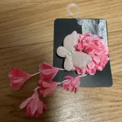 髪飾り 浴衣 着物 ピンク